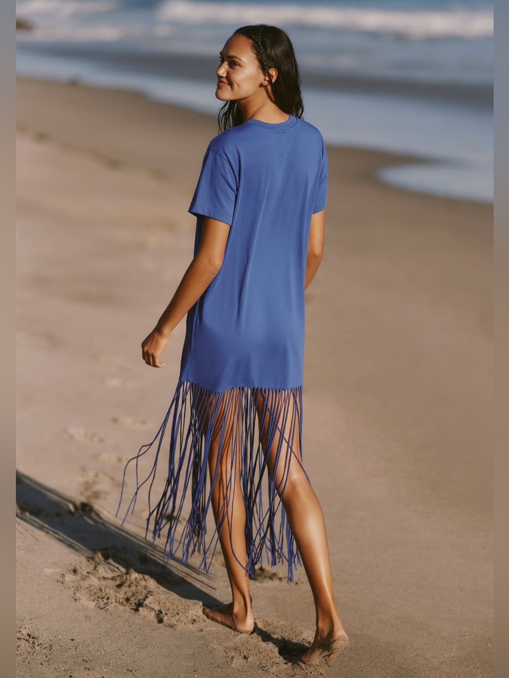 Farm Rio × Anthropologie Fringe T-Shirt
Maxi Dress - Sz M - Picture 2 of 7